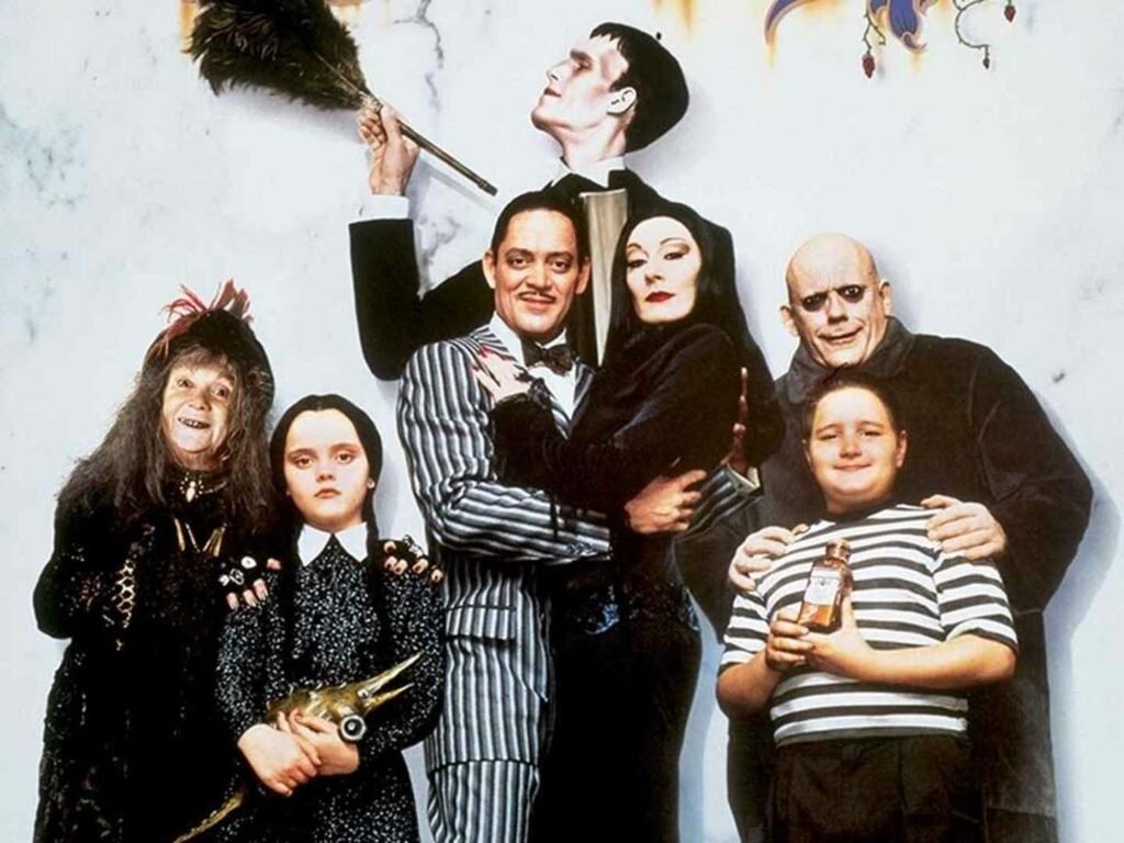 Reboot la famiglia Addams di tim burton