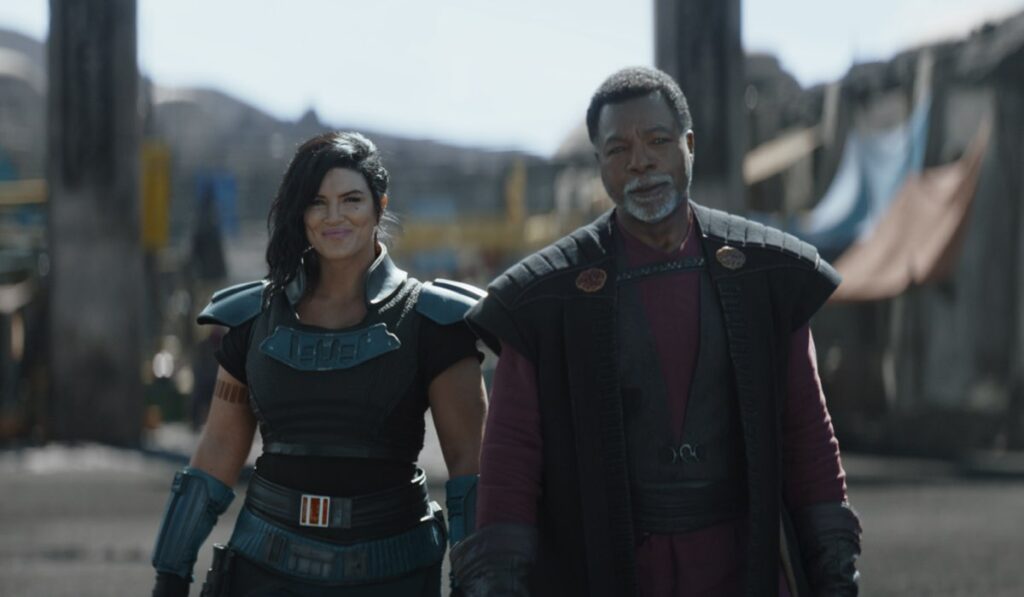 cara-dune-e-greef-carga-di-the-mandalorian-2 Recensione The Mandalorian 2 Episodio 4 L'Assedio